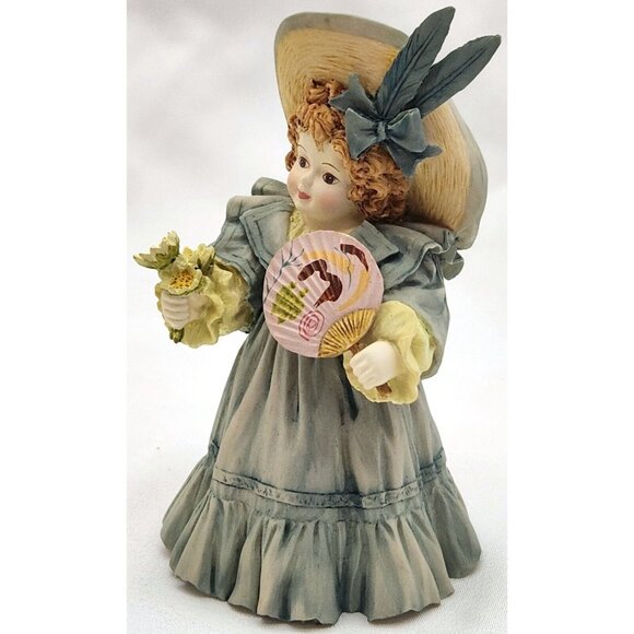 SUNDAY BEST Figurine girl holding fan Hamilton Maud Humphrey Bogart M0102 1992 - Picture 6 of 12